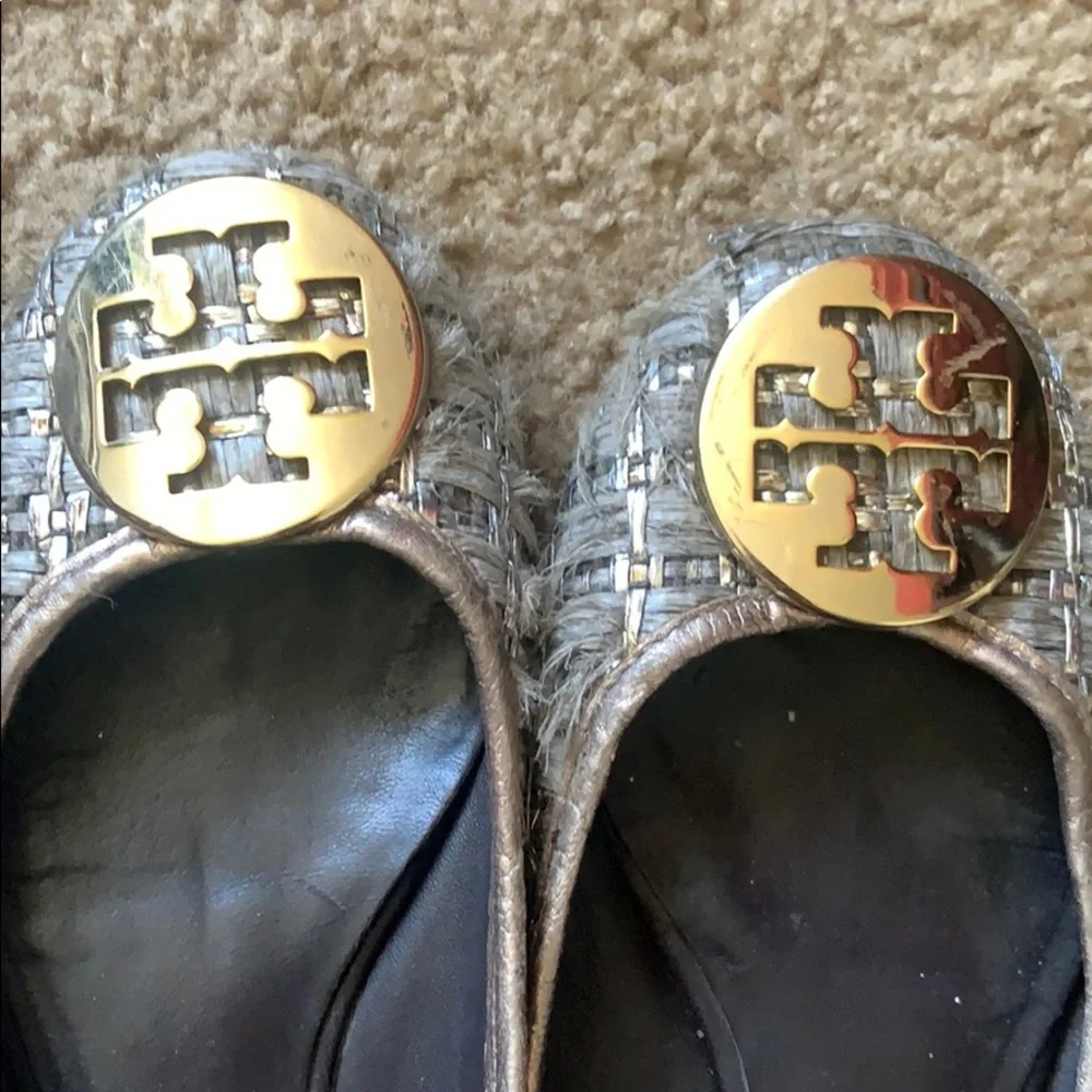 Tory Burch Woven Reva Flats